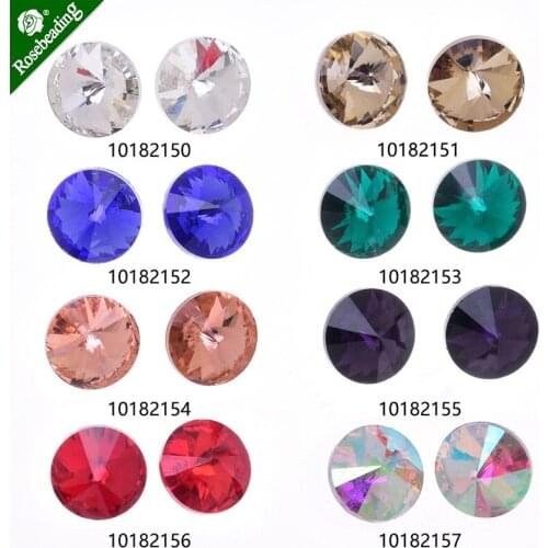 18mm Crystal Pointed Back Rhinestones glass Rhinestones crystals beads wedding diy,Pointed Back,sold 50pcs/lot