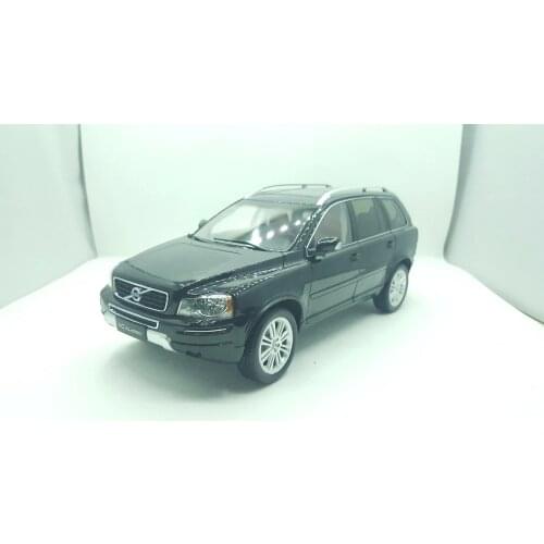 1:18 Diecast Model for Volvo XC90 XC Classic Black SUV Alloy Toy Car Miniature Collection Gifts XC 90