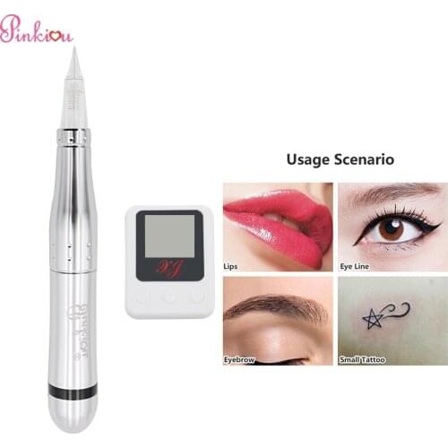 Mini Charmant Tattoo Machine Pen For Permanent Makeup Eyebrows Lip Tattoo Line Microblading Mricroneedle Therapy Forever Make Up