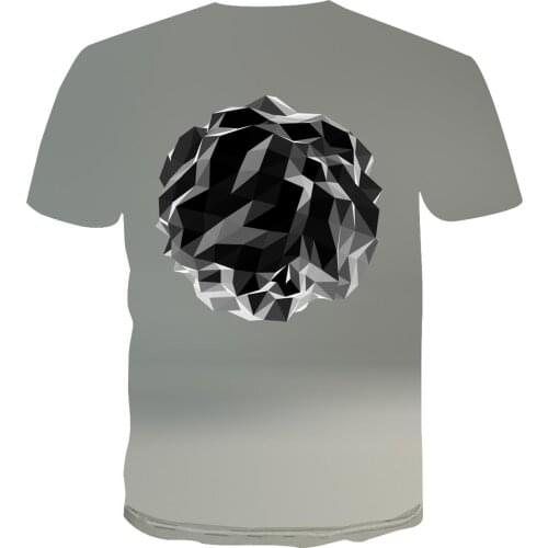 Fashion 3d Grey T -Shirt For Men Funny Design Top Novel Unisex T -Shirt For Men S -6xl