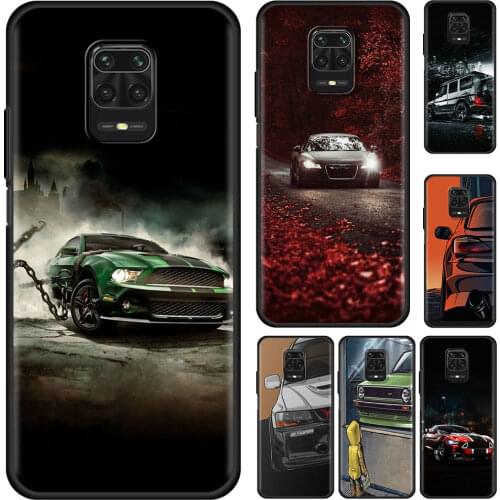 Sports Cars Male Men Cell Phone Case for Xiaomi Redmi Note 9S 9 8 10 Pro 7 8T 9C 10 9A 7A 8A K40 TPU Mobile Phones Cover Coque