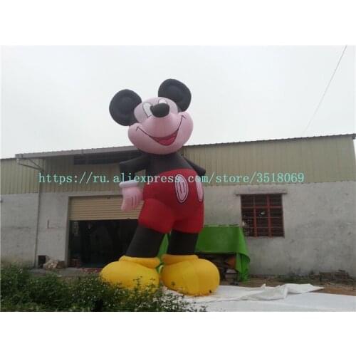 Sell 6 meters high inflatable cute mickey, inflatable display cartoon model for commercial activities