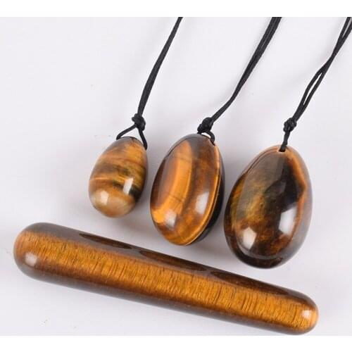 Natural Jade Yoni Egg Set Vaginal Tightening Love Egg Kegel Exerciser Natural Stone Crystal Yoni Wand Feminine Hygiene Product