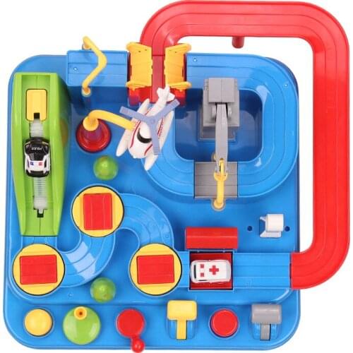 New Racing Rail Car Model Racing Educational Toys Children Track Car Adventure Game