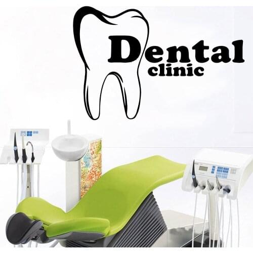 2019 New Teeth Vinyl Wall Stickers Wallsticker Wall Decor For Kids Room Dental Decoration Wall Decals Sticker Murals