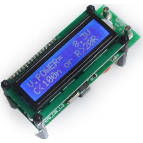 New USB W/3kHz & 72kHz Aimometer Capacitor ESR Meter Capacitance Tester LCR Meter Free Shipping with Track Number 12001689