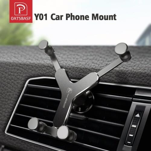 Gravity Bracket Car Phone Holder Universal Car Gravity Holder For Mobile Phone Stand For iPhone Xr Xs Max Samsung Huawei Xiaomi