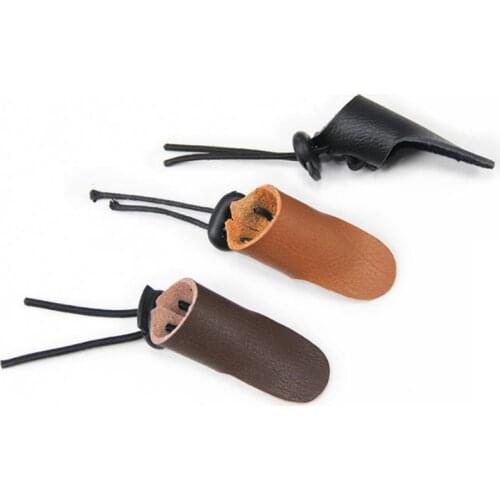 Archery Shooting Equipment Cowhide Wrench Finger Thickening Archery Guard Finger Guard