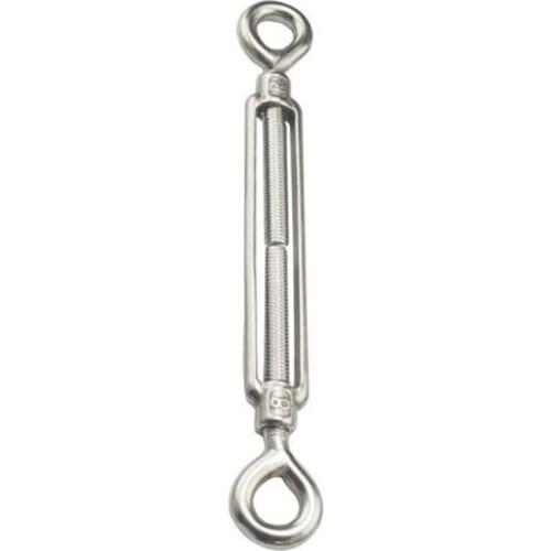 2 Pcs Eye & Eye 304 Stainless Steel Turnbuckle M4 Boat Marine Fitting