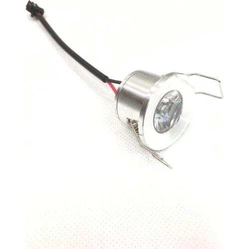 20pièces armoire lumière coupe taille 28mm 15 degrés angle de faisceau or Led Downlight 3w Led Spot lumière décoration plafonnie