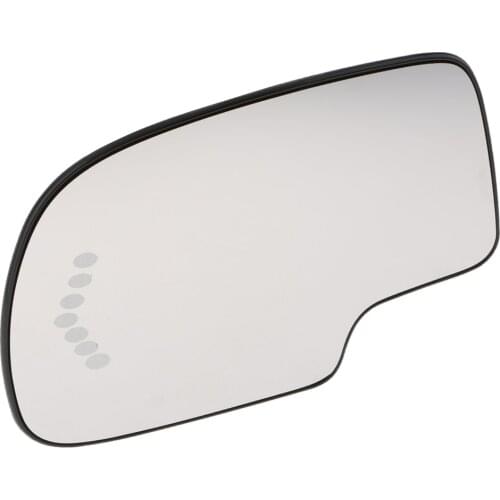 Left Driver Side Heated Mirror Glass For Cadillac Chevy Avalanche GMC