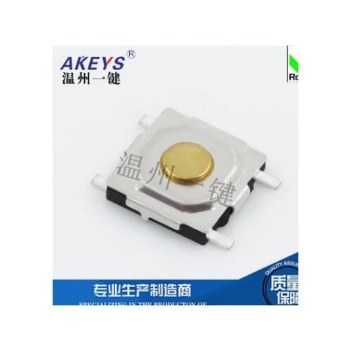 10PCS TS-C008 4*4 Ultra Thin Square Waterproof Tact Switch SMD/SMT Small Push Button Switch