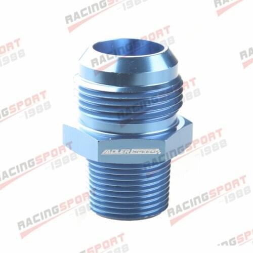16AN AN16 To 3/4'' NPT Straight Adapter Pipe Thread To 16AN Blue