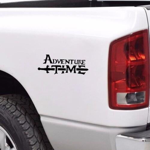 17.8CM*6.9CM ADVENTURE TIME Vinyl Interesting Car Sticker Decals Motorcycle Suitcase sticker