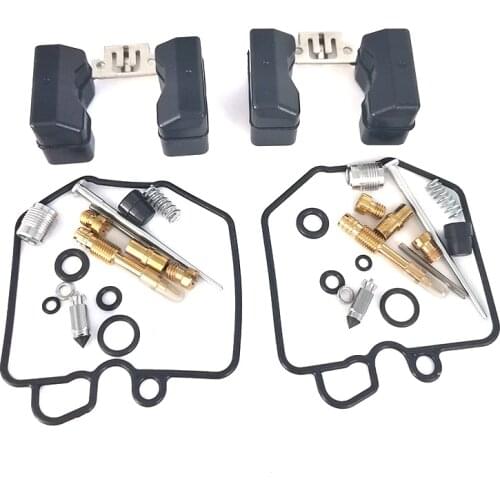 2 Sets Carburetor Rebuild Repair Kit with Floats For CX500 CX500D 1978-1979