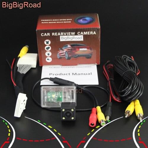 BigBigRoad For Mazda CX-5 CX 5 CX5 KF 2019 2020 +28Pins Adapter RCA Interface For Original Screen Compatible backup Camera 6V