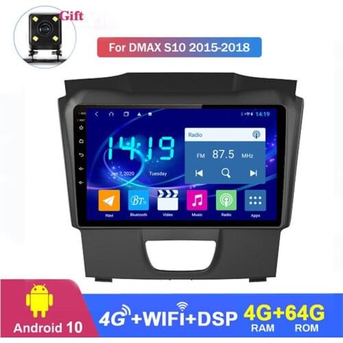 For Isuzu DMAX and Chevrole S10 2015 2016 2017 2018 Car Stereo Radio Player Quad-Core GPS Navigation car radio Android 10 4G LTE