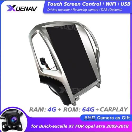 14 inch Car radio player Auto Radio Multimedia Player for Buick-excelle XT FOR opel atra 2009-2018 touch screen player