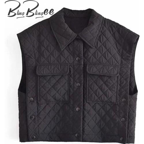 Женские стеганые жилеты BlingBlingee China At AliExpress