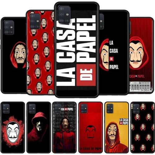 La Casa De Papel Case For Samsung Galaxy A51 A21S A71 A31 A52 A41 A11 A72 A32 A42 5G A01 A91 A12 A02 Cell Phone Soft Cover