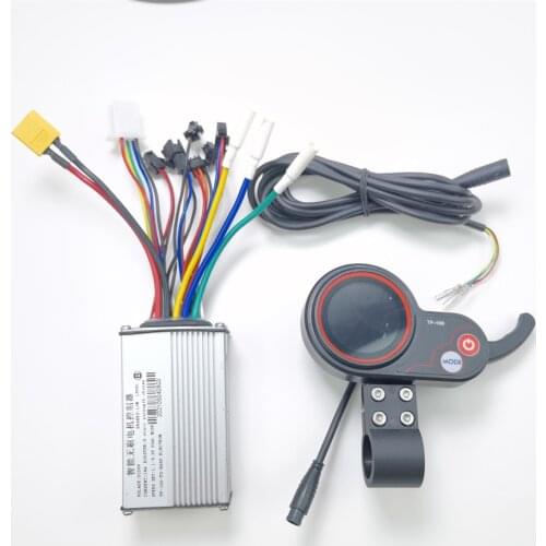 Scooter Display 6-Pin Controller Kit for KUGO M4 48V Brushless Motor Electric Scooter Replacement Board TF-100 Display Screen