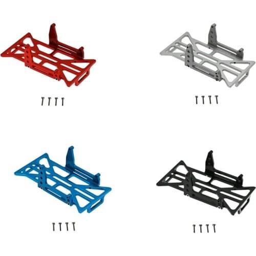 For Axial SCX24 90081 AXI00001 1/24 RC Crawler Car Metal Battery Tray Holder Bracket Frame Upgrade Parts Accessories