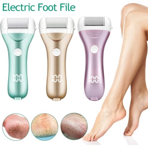 Electric Pedicure Foot File Callus Remover Grinder Professional Spa Electronic Micro Pedi for Hard Cracked Dead Skin