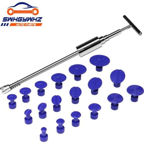 Tools Auto Repair Tool Car Dent Repair Dent Puller Kit 2 in 1 Slide Hammer Reverse Hammer Glue Tabs Suction Cups
