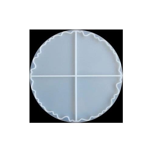 Combined Round Wavy Edge Silicone Mold Resin Molds Epoxy Uv Diy Resin Craft Home Decoration Handmade Tools