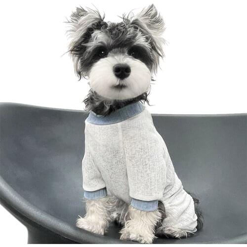 Lace Breathable Pet Dog Clothes for Small Medium Dogs Clothing French Bulldog Cotton Cooling Jumpsuit for Yorkies PC1547