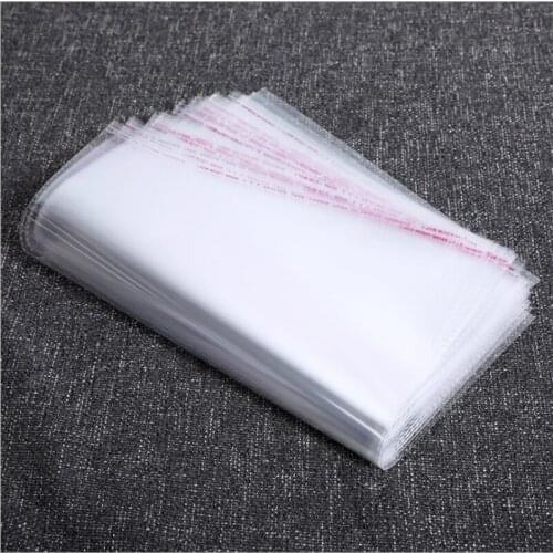 Hot selling 1000pcs/lot 25*34cm-30*40cm Clear Plastic Bags Self Adhesive Seal Packaging bags for daily supplies can custom