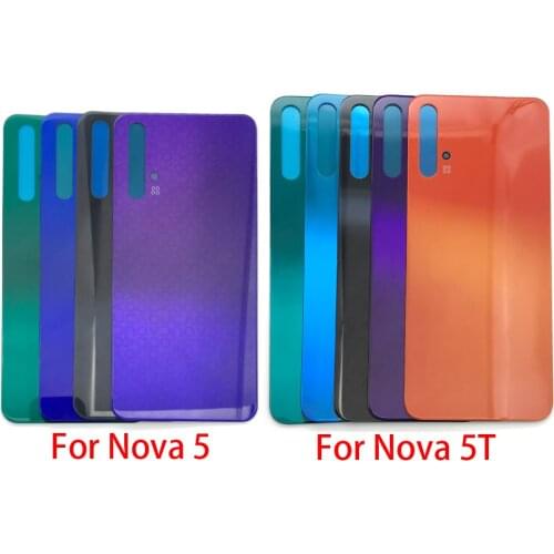 Battery Back Cover Glass Rear Door Replacement Housing STICKER Adhesive For Huawei Nova 5T 5