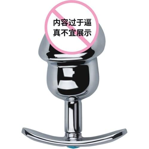 2021 New RY-181 Dildos Head Metal Anal Plug Sex Toys Stainless Steel Butt Plug Anal Beards for Adult Game