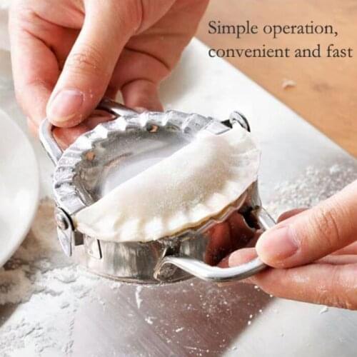 Kitchen Creative DIY Dumplings Mould Stainless Steel Dough Press Maker Dumpling Pie Ravioli Making Specialty Gadgets cocina