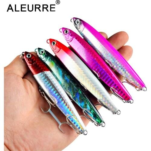 New 1Pcs Sinking Pencil Bait Magnet System Fishing Lure Long Shot Crankbait Wobblers Quality Hooks Tackle Pesca