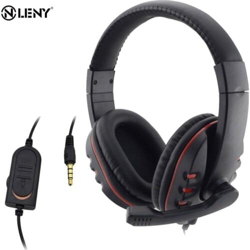 For Sony PS4 Wired Original 3.5mm Plug Gaming Headset Headphone Earphone Music Microphone For PS4 PlayStation 4 Game PC Chat