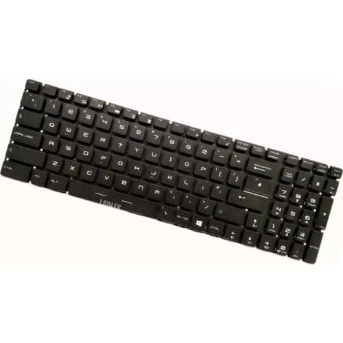 RGB backlit UK keyboard for MSI GP62 2QE Leopard Pro/GP72 2QE Leopard Pro