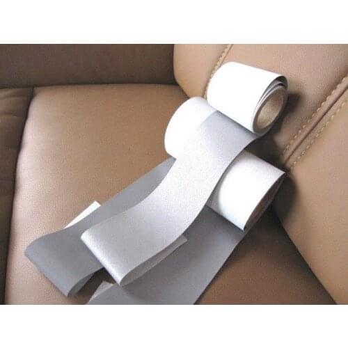 Silver Reflective Safety Conspicuity Tape Sew on 2'' Trim Fabric 3m=10 ft