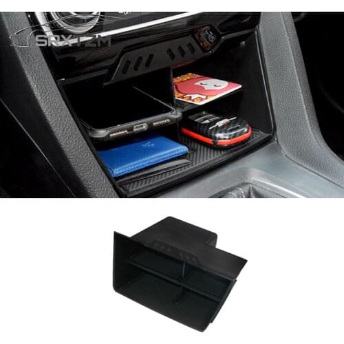 SRXTZM Interior Central Multifunction Storage Pallet Container Multi-grid Box Car Accessories For Honda Civic 10th 2016-2018