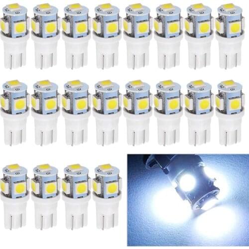 T10 194 Led Bulb, 2825 W5W 912 168 LED for Car Interior Lights Clearance Wedge Dome Trunk Dashboard Bulb License Plate Light