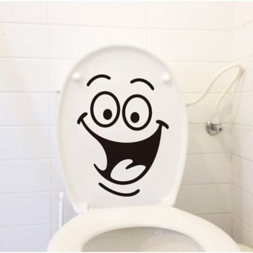 Bathroom Toilet Wall Stickers Waterproof Toilet Sticker Wall Stickers Bedroom Decoration Room Decoration Pattern Funny Mural Art