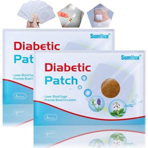 30Pcs/5Bags New 2020 Diabetic Patch Stabilizes Balance Blood Sugar Level Glucose Natural Herbs Diabetes Chinese Medical Plaster