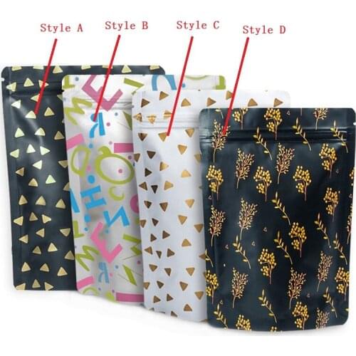 3000pcs/lot 13cmx18cm 4 Sylte Aluminum Foil Stand up Pouches Heat Sealable Bags Proof Foil Bags Pouches