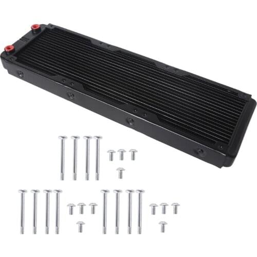 594A Aluminum Water Cooling Radiator 18 Tubes Heat Exchanger CPU Heatsink Cooler Fast Heat Dissipation for PC Computer