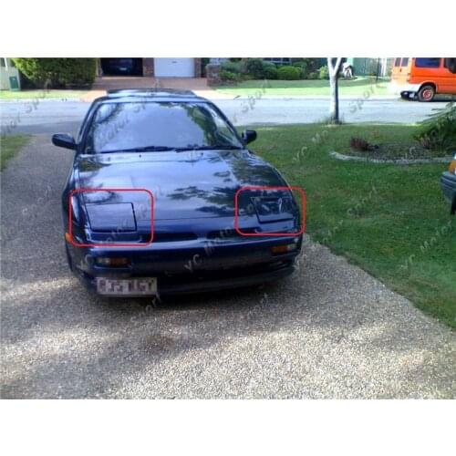 Car Accessories Carbon Fiber Na Style Vented Headlight Cover Fit For 1989-1994 180SX PRS13 Head Light Cover
