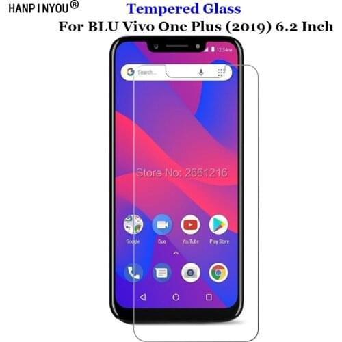 For BLU Vivo One Plus (2019) Tempered Glass 9H 2.5D Premium Screen Protector Film For BLU Vivo One Plus 2019 6.2"
