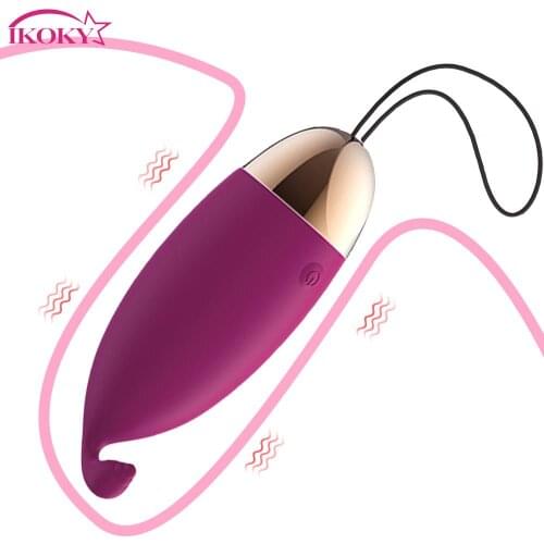 IKOKY Little Penguin Vibrator Clitoris Stimulation Sex Toys for Women 10 Speed Vaginal Tighten Exercise Wearable Dildo Vibrator