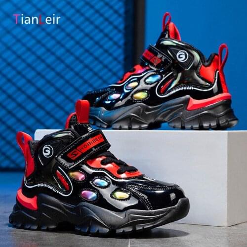 New Fashion Kids Sneakers For Boys Shoes High Quality PU Leather Kids Shoes Boys Lightweight Comfortable Children Shoes Enfant