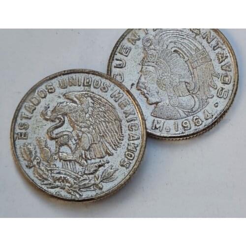 24mm Mexico ,100% Real Genuine Comemorative Coin,Original Collection