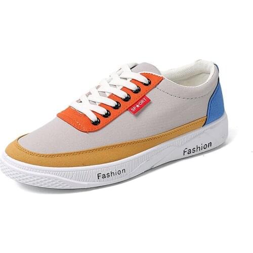 Spring Mens Shoes Korean Version Of The Trend Canvas Shoes Mens Port Wind Harajuku Tide Men Casual Sports Shoes